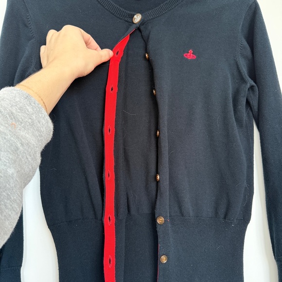 Vivienne Westwood Navy Cardigan - Picture 4 of 4